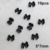 Mixed Cute Mini Colorful Resin Line Bowknot Bow Tie Ribbon Nail Art Decorations DIY Manicure Rhinestones Accessories