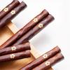 5 Paar Japanische Sushi-Essstäbchen Natürliches Holz Umweltfreundlich Wiederverwendbar Holz Koreanisches Chinesisches Essen Essstäbchen Set