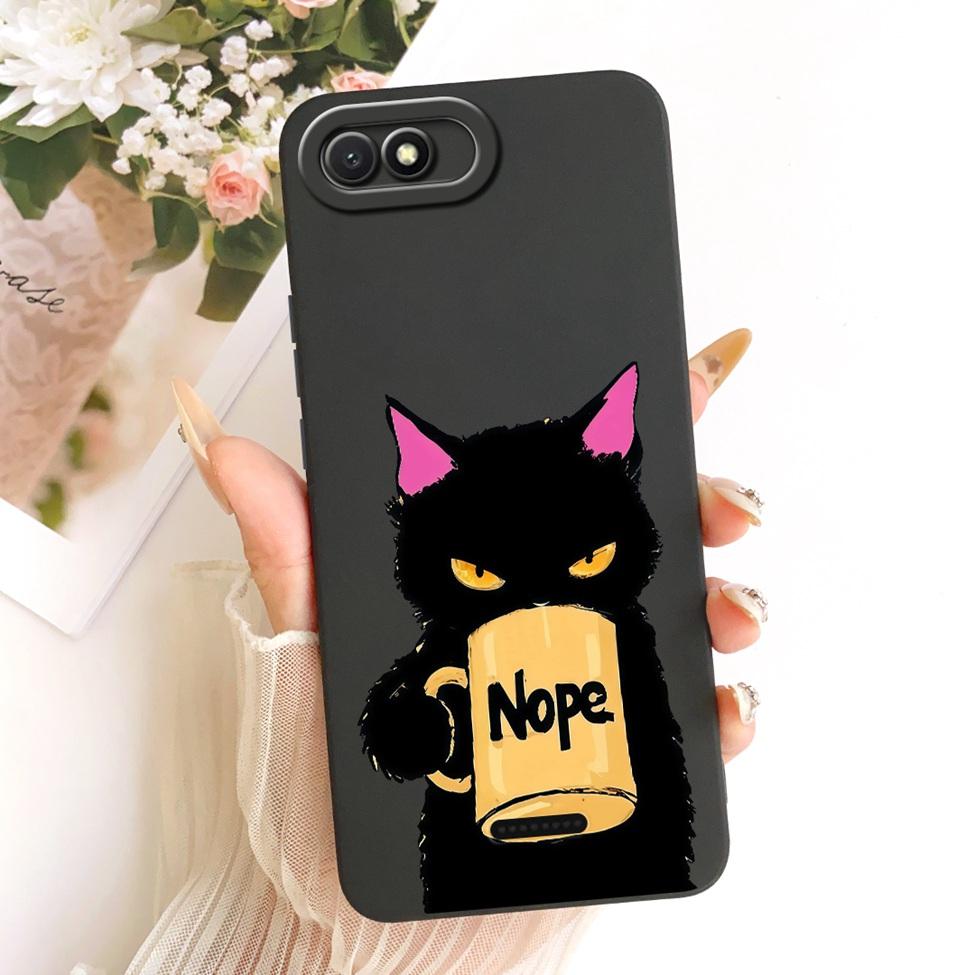 Casing For Redmi 6A Cover Fashion Cartoon Cute Funny Painted Silicone Phone Case M1804C3CG M1804C3CH M1804C3CI