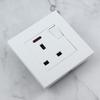86 Type Panel Wall Power Socket Single Switched Power Socket UK Plug Socket