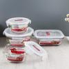 LocknLock Borosilicate Glass Food Storage Set (4-Piece)