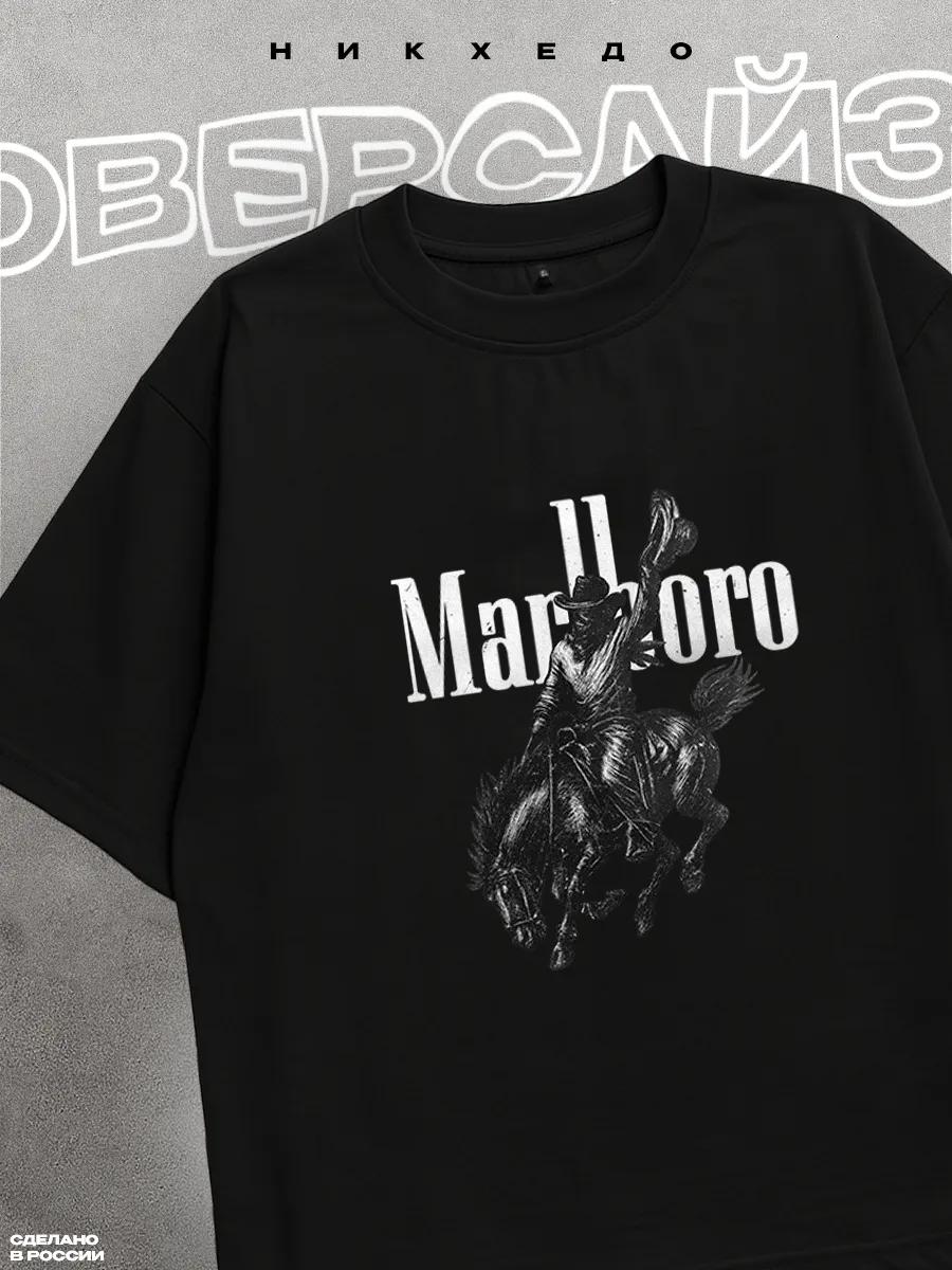 

Винтажная футболка Marlboro в стиле Y2k 4XL