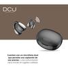 Bluetooth-ørepropper - DCU TECNOLOGIC - CLIP BUDS - 30 timers batteritid - Svettetett - Bluetooth 5.3