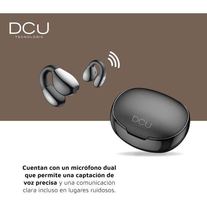 Bluetooth-ørepropper - DCU TECNOLOGIC - CLIP BUDS - 30 timers batteritid - Svettetett - Bluetooth 5.3