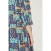 Benetton Pattern Long Dress Baop04341