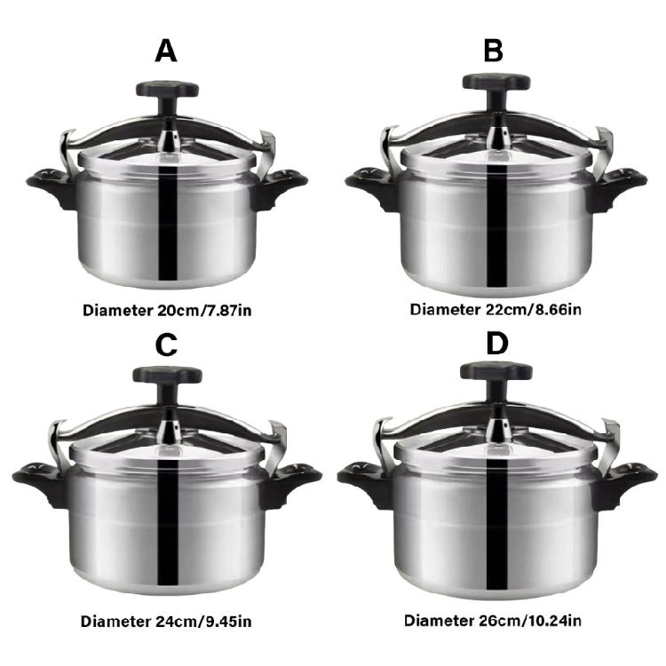 Fornello a Gas Pentola a Pressione Efficiente dal Punto di Vista Energetico Alluminio Blocco di Sicurezza Pentole Strumento da Cucina Forniture per la Preparazione dei Pasti
