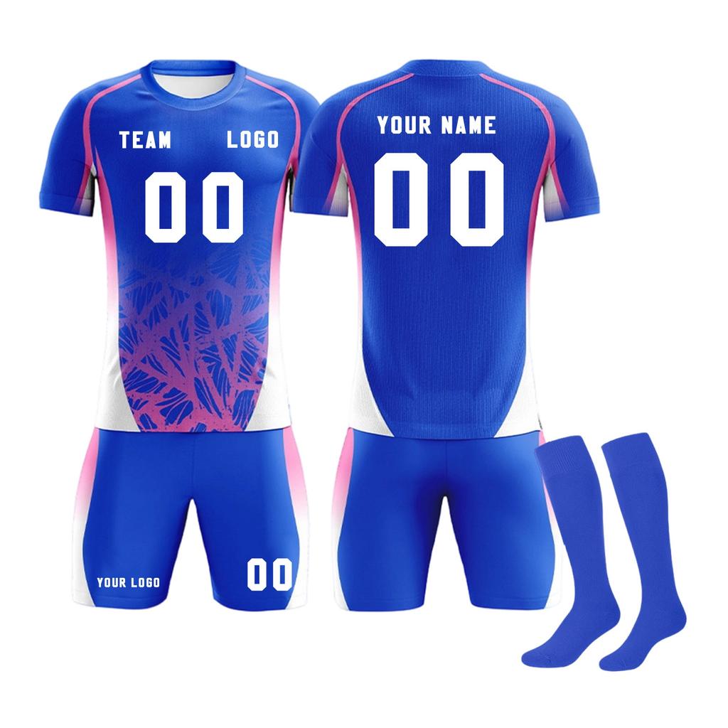 DIY Custom Adult And Children Three-piece Football Uniforms