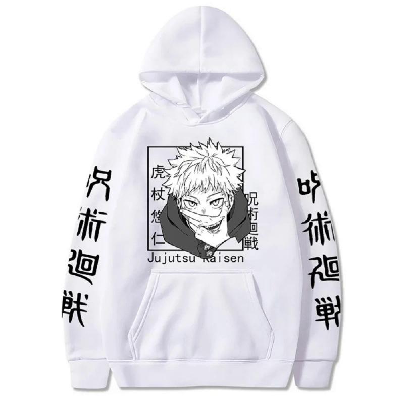 Jiu-jitsu Kaisen com capuz estampado animeHoodie