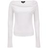 VERO MODA Women's Off-Shoulder Versatile Neck Solid Top