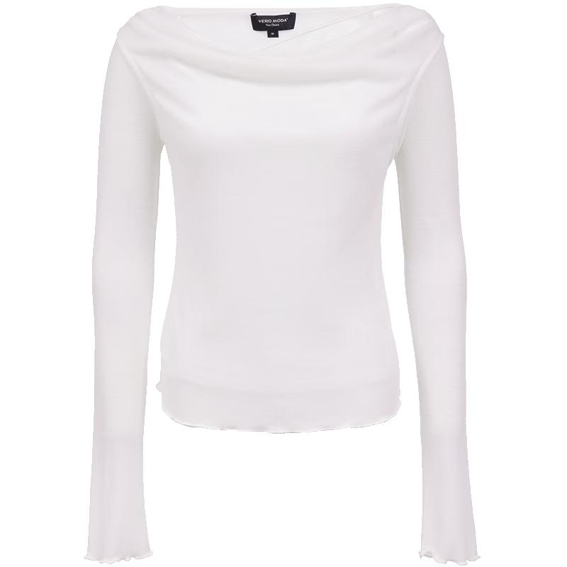 VERO MODA Women's Off-Shoulder Versatile Neck Solid Top