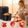Silicone Muffin Pans Air Fryer Mould Muffin Non-Stick 3 Cups Air Fryer Egg Bites Mold Non-Stick Baking Pan for Small Cakes Puddi