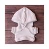 ESJNNK Plush Doll Clothing Set 2 Pieces White Hoodie Denim Pants 20cm Baby Doll Outfit