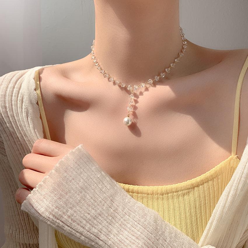 Colorful Beaded Summer Necklace – Fresh, Versatile, and Sweet Clavicle Chain