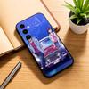 R-Retro City Hunter Comic  Phone Case Black Silicone Soft For Samsung Galaxy A73,A72,A71,A70,A53,A52,A51