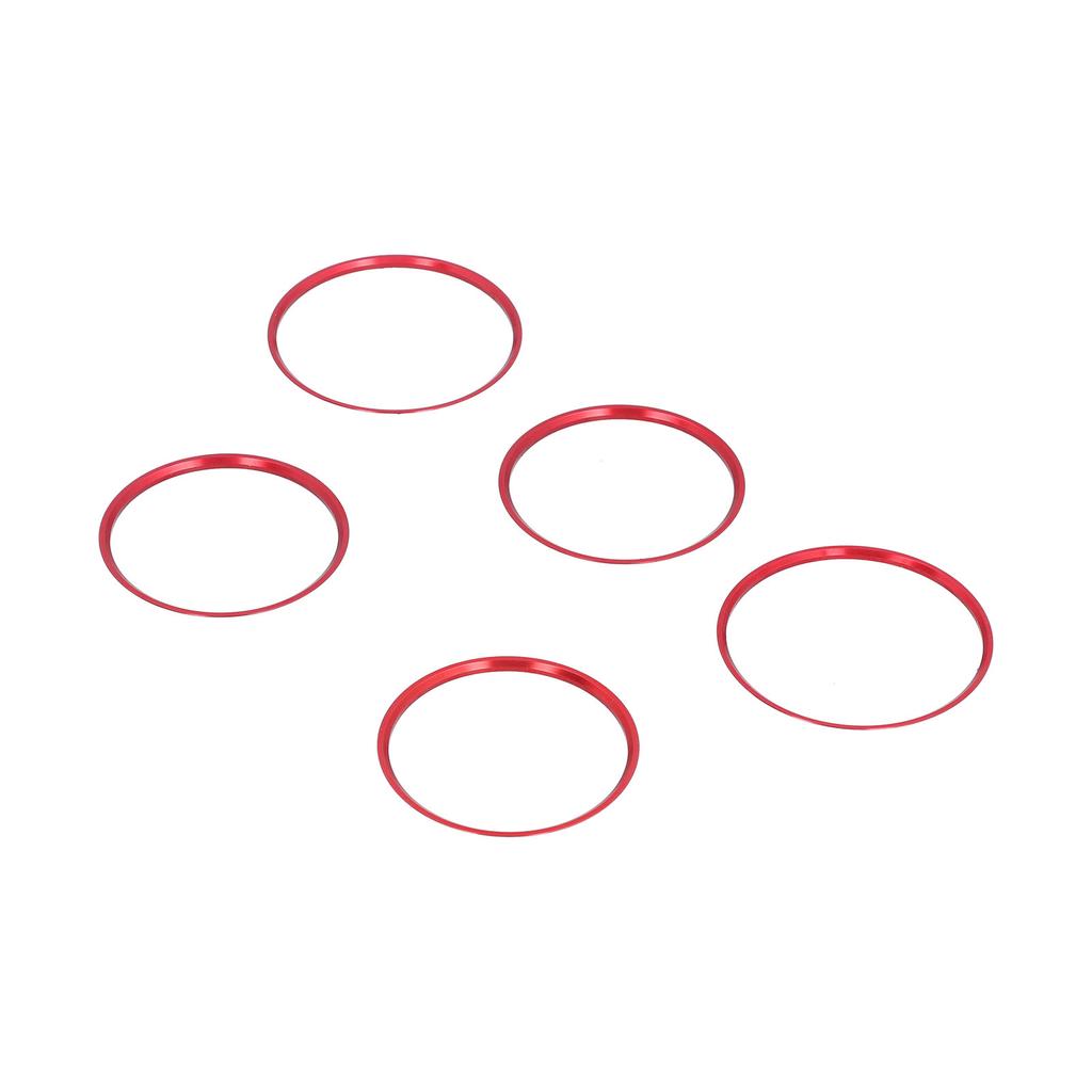 5pcs A C Air Vent Covers Trims Rings Replacement for Mercedes Benz CLA GLA Class 2013  2018Red
