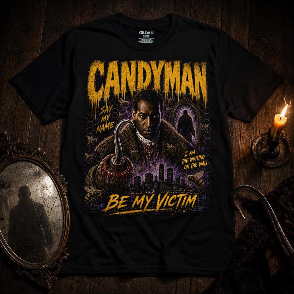 Candyman Horror Graphic Tee | Vintage Cult Classic Slasher Shirt
