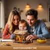 Non-Toxic 1969Pcs Forest Wooden House Building Blocks Toys Model Log Cabin Assemble Puzzle Bricks Toy Sets For Kid Desktop Ornament Gifts