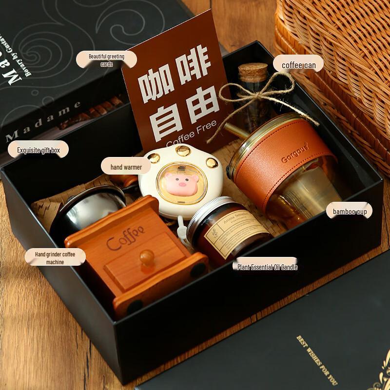 WJ Manual Coffee Grinder Deluxe Gift Set