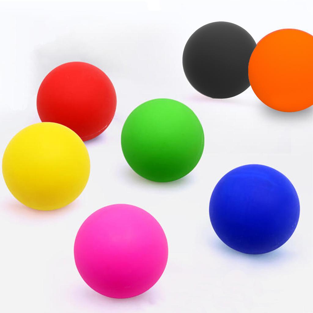 Double Lacrosse Ball Massage Set Solid Silica Gel for Trigger Point Therapy Myofascial Release Yoga Back Pain Relief