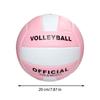 Inflatable Beach Volleyball Outdoor Game Match Ball Wear-Resistant Soft Volleyball for Training Practice Team Sports School Park