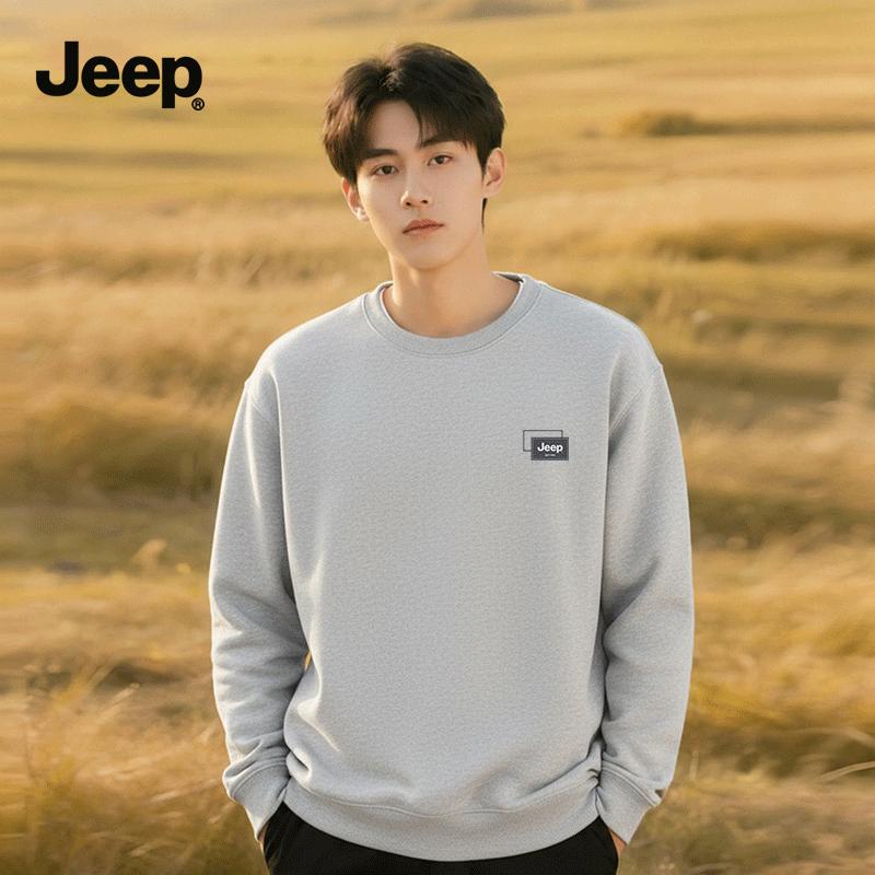 

JEEP Men s Durable Outdoor Pullover Sweatshirt 2XL