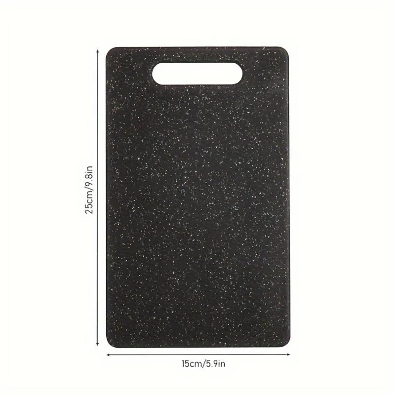 

Разделочная доска с текстурой из мрамора, антибактериальная и устойчивая к плесени, кухонная разделочная доска для овощей, пригодная для мытья в посудомоечной машине S чёрный