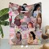 Coperta stampata con musica di Melanie Martinez Coperte da picnic Coperta calda Coperta morbida e confortevole Casa Viaggio Regalo di compleanno