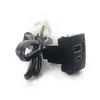 12V/24V Car QC3.0 PD Type C Dual Charging Outlet Power Adapter Charger Socket Fit For Beetle Car Accessories