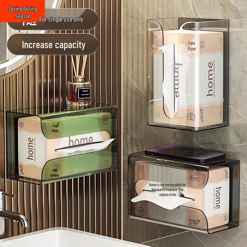 LIEI Bathroom Tissue Box Storage Rack