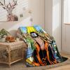 Cartoon Day Man Series Flannel Blanket 2D Printed Sofa Blanket Thickened Blanket