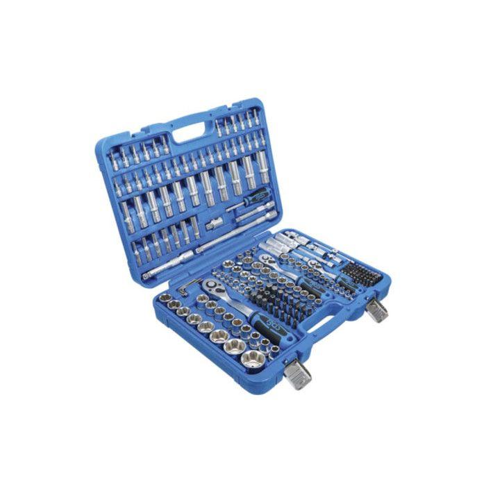 Coffret de douilles - bgs technic - 192 pièces - super lock - 6,3 mm (1/4") - 10 mm (3/8") - 12,5 mm (1/2")