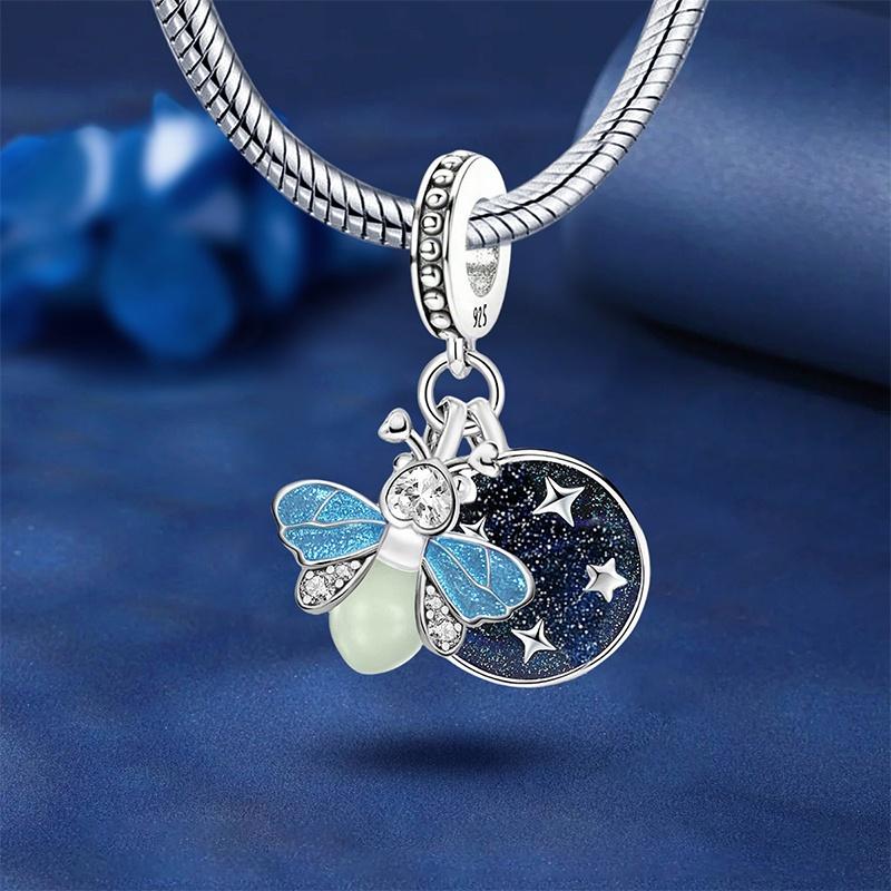 Copper Metal Firefly Sausage Dog Chameleon Cat Charm Bead Components Bead Component Compatible With Do It Yourself Bracelet High Quality Fine Jewelry