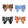 1/4Pcs Hair Clips for Women, Imitation Acetate Plate Hair Claw with Strong Spring Clamp, 3D Bow Design Magnetic Hair Clip for Daily Wear