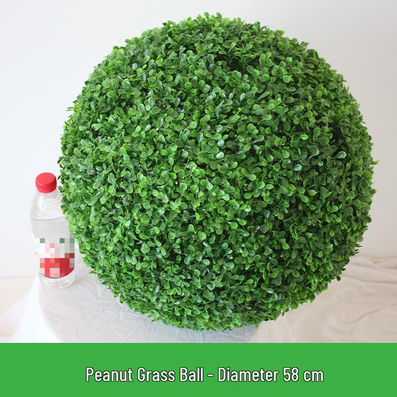 Artificial Greenery & Grass Ball Ceiling Decoration for Visual Merchandising and Store Windows
