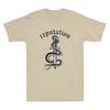 Schlangenruf in der Welt Horror-Schlange mit Schwert Meme Vintage Herren-T-Shirt