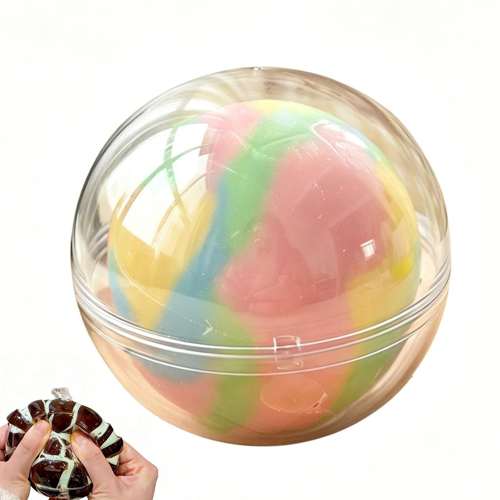 Handmade Soft Squeeze Ball Sensory Toy Durable Stress Relief Fidget Toy for Anxiety and Focus Development