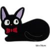 Black Cat Jiji Interior Mat Kutsurogi Approximately 5070cm Senko Kikis Delivery Service Ghibli Die-Cut Desk Non-Slip Living Room Bedroom Childrens