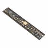 Hilitand 15cm Printed Circuit Board Ruler, 6.3 Inch, Multifunctional, Gold-Plated PCB Ruler