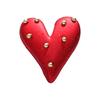 Stylish Red Heart Shape Collar Pin For Blouses And Tops Elegant Shirt Accessory Garment Fixer Accessories