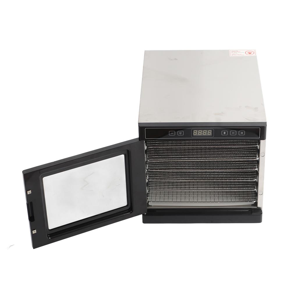Food Dehydrator Hot Dryer 6 Trays Dryer Machine with Temperature Control for Jerky Fruit Meat Pet