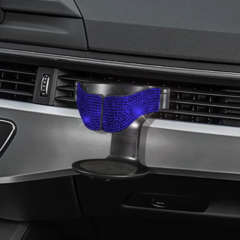 Diamond-Studded Car Air Vent Cup & Ashtray Holder