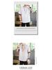 Men's Loose V-Neck Linen Tang Suit T-Shirt - Retro Chinese Style, Short-Sleeved, Cotton and Linen Blend, Fashionable for Larger Sizes