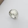 Three-color ring  and spring pattern Non-hazardous non-allergenic suitable for daily wearTexture Full of Wealth and Good Luck Daily Wear