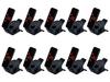 Pitchclip 2+ Clip-on Tuners, Black, PC-2+, Pack of 10