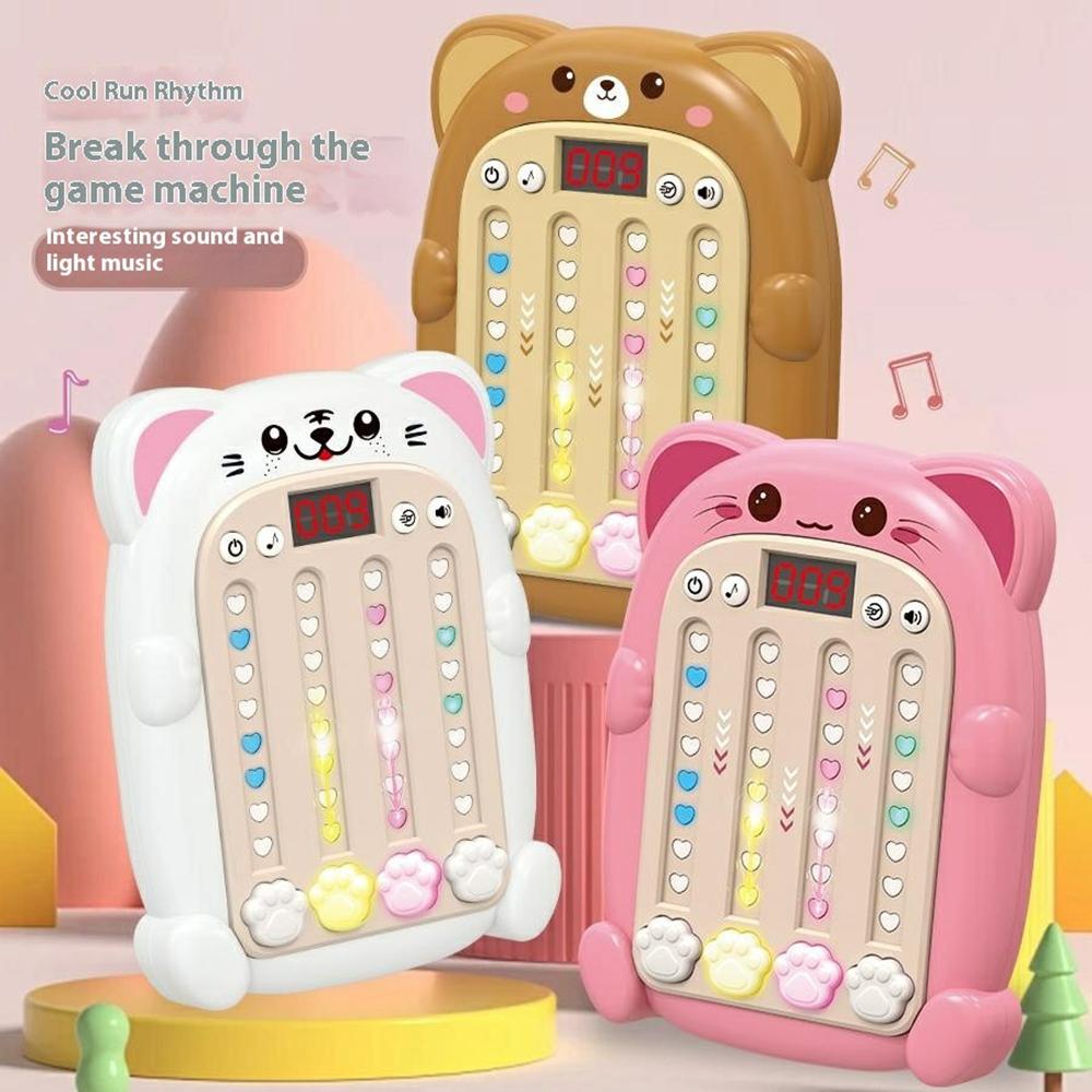 SJL3608 Rhythm Game Machine with Sound Light Electronic Music Toy for Boys Girls