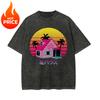 Dragon Ball Master Roshi Men Summer Washed T-shirt Harajuku Vintage Streetwear Oversized Women Casual Short-sleeved Tee Top