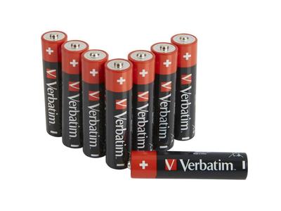 Verbatim Alkaline Bateria Aaa 8 Pack, 49502