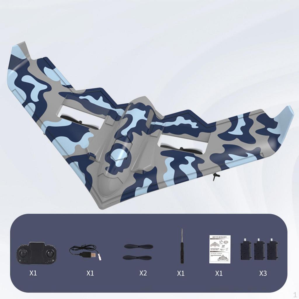 2 Channel Fixed Wing RC Powered 3.7mAh Outdoor Toy Glider for Boys Beginner
