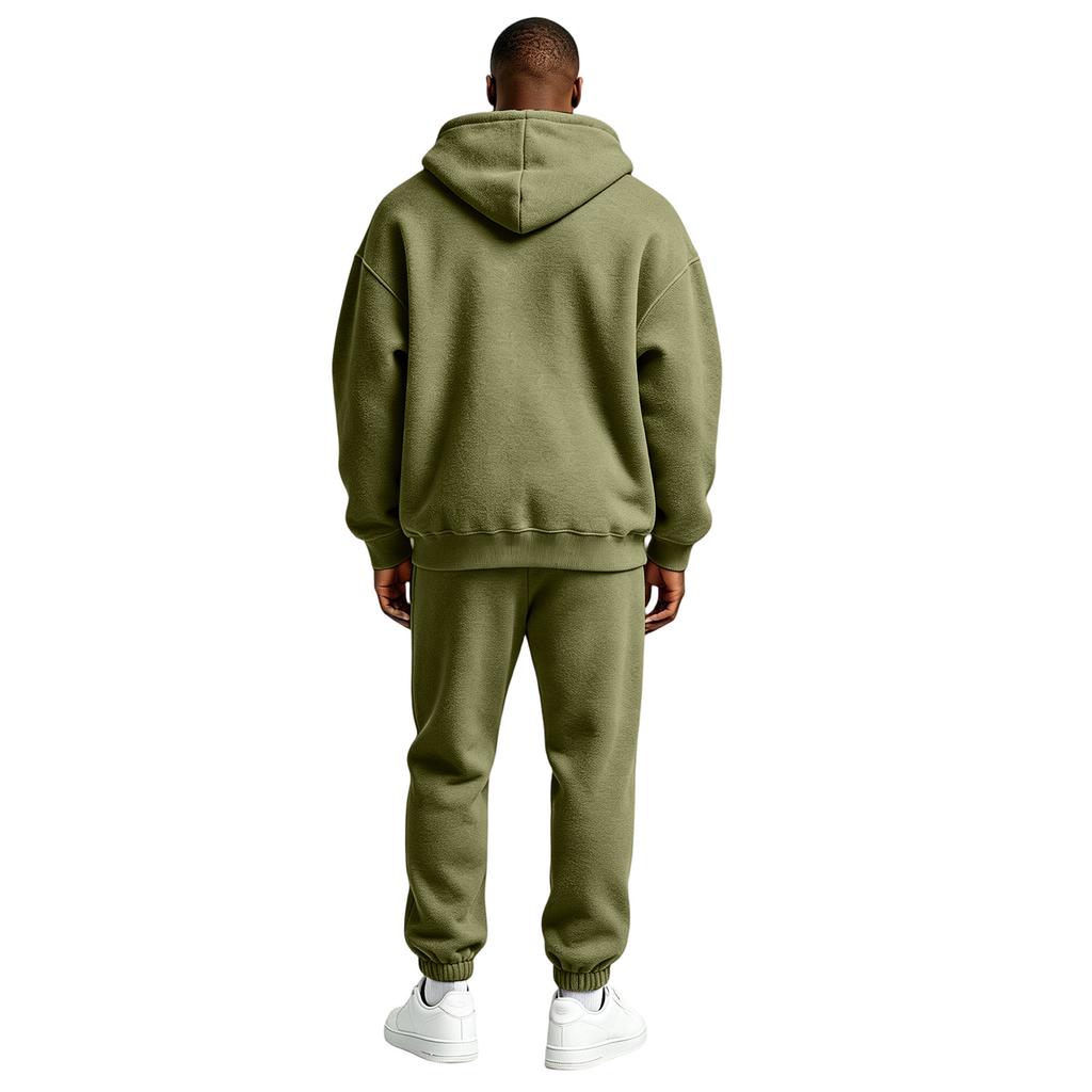 Men's  Hoodie Sweatshirt Jogger Pants Two-Piece Set