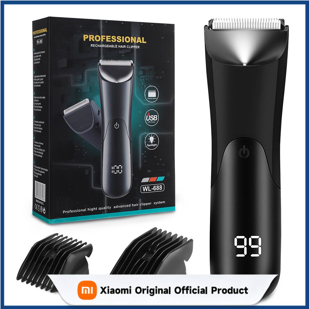 Xiaomi Men's Body Hair Trimmer Epilator Beard Shaver for Groin Chest Armpit Arms Legs - All-In-One Hair Removal Razor